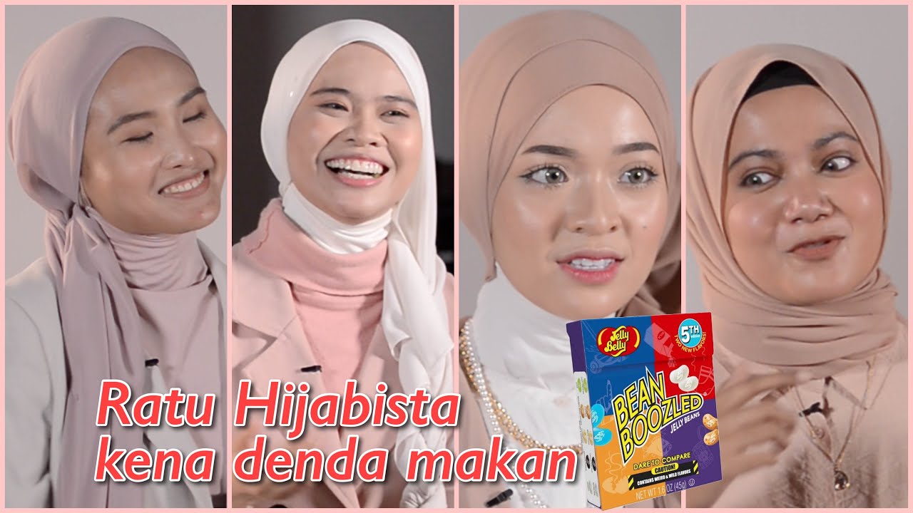 Ratu Hijabista Dicabar Denda Makan Bean Boozled!